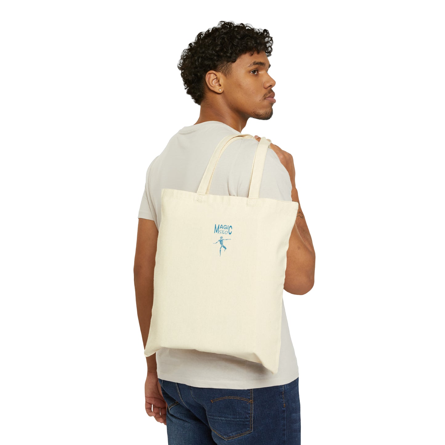 Skirting Lines | Cotton Canvas Tote Bag